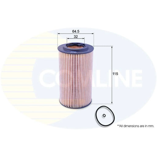 Comline Engine Oil Filter fits Opel Astra G 1998-2005 2.0 2.2