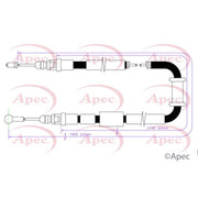 Apec Handbrake Cable Left Rear fits Opel Movano B 2010-2021 2.3