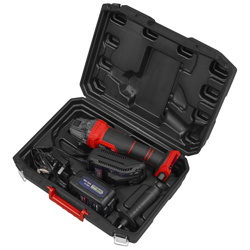 Sealey Cordless Angle Grinder CP401LI 18V 3Ah Ø115mm
