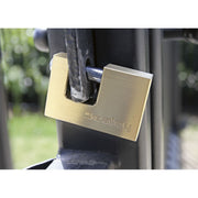 Sealey Brass Body Shutter Padlock 60mm Sealey - Dynamic Drive