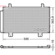 Denso Air Conditioning Condenser DCN51016