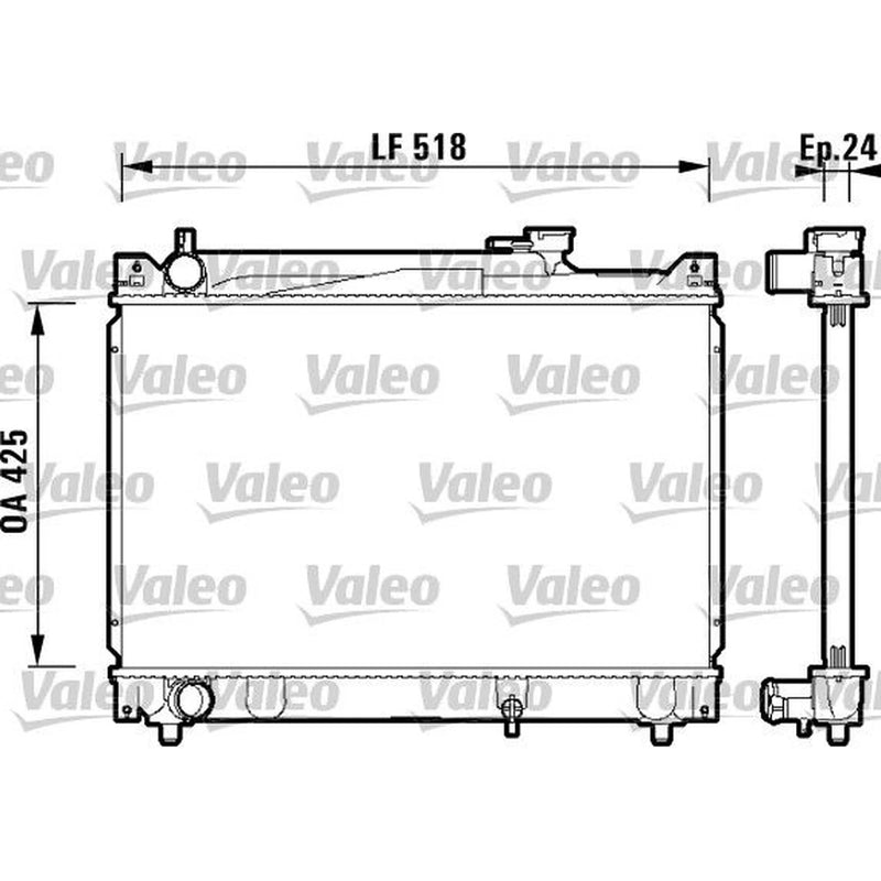 Valeo Engine Radiator 734213