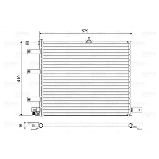 Valeo Air Conditioning Condenser 814490