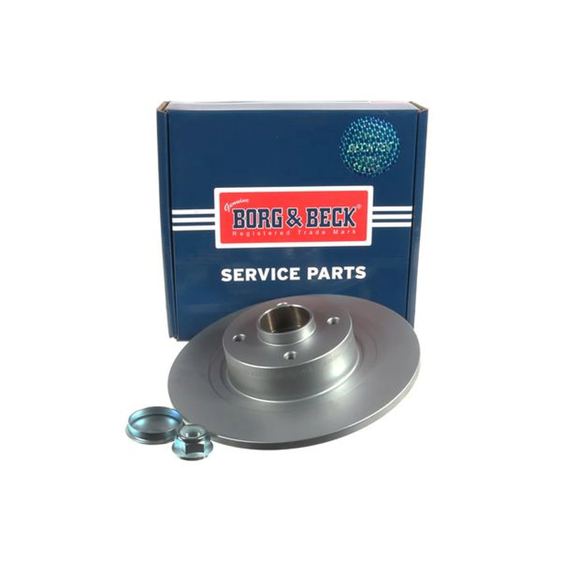 Borg & Beck Front & Rear Brake Discs & Pads fits Renault Megane II Sport Tourer