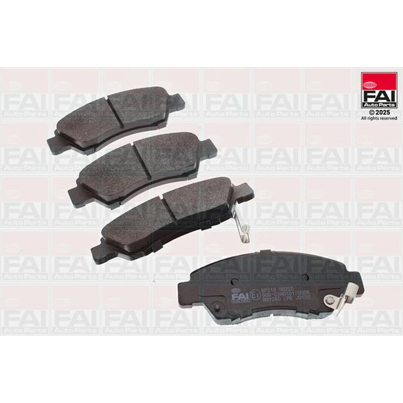FAI Front Brake Vented Discs & Pads fits Honda Jazz II 2002-2008 1.2 1.3 1.4