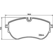 DON Front Brake Pad Set fits VW Amarok 2010-2022 2.0 3.0