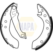 NAPA Brake Shoe Set Axle Kit NBS1024