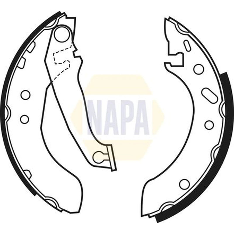 NAPA Brake Shoe Set Axle Kit NBS1024