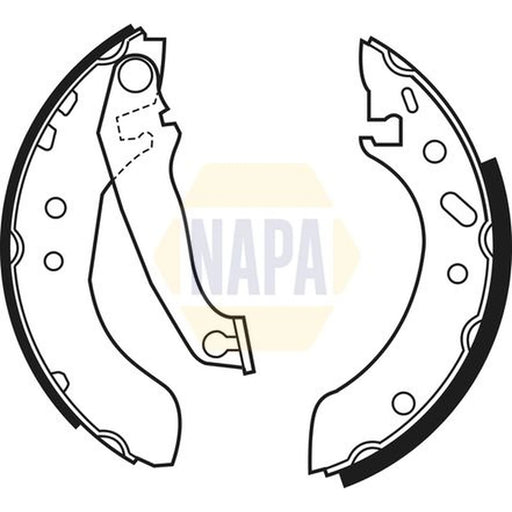 NAPA Brake Shoe Set Axle Kit NBS1024