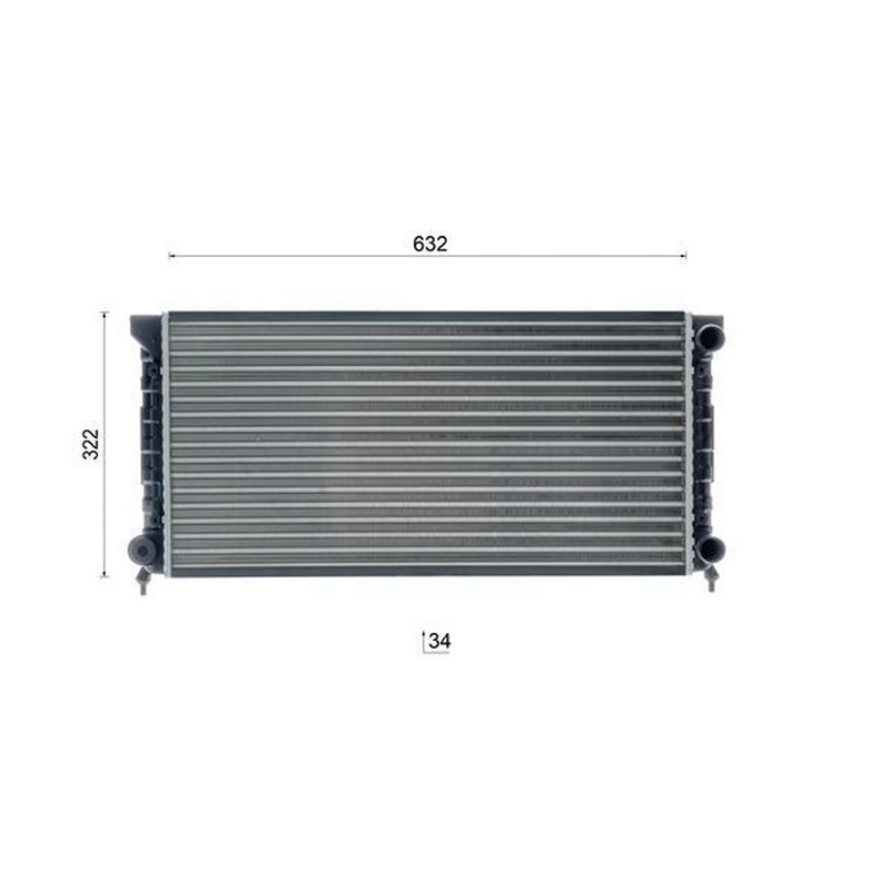 Mahle Engine Radiator fits VW Passat B3/B4 1988-1997 1.8 2.0