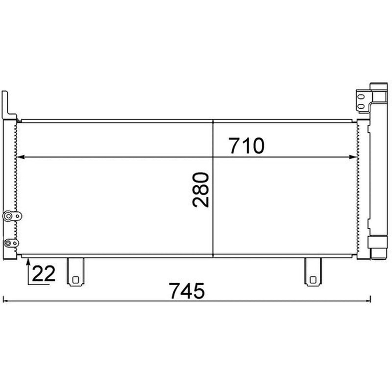 Mahle Air Conditioning Condenser
