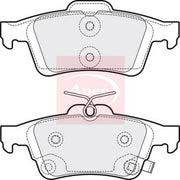 Apec Rear Brake Solid Discs & Pads fits Ford Focus III 2015-2018 2.3