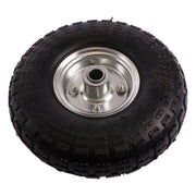 10" Pneumatic 4.10 /3.50-4 Sack Truck Trolley Wheelbarrow Jokey Wheel 20mm Bore Crusader  - Dynamic Drive