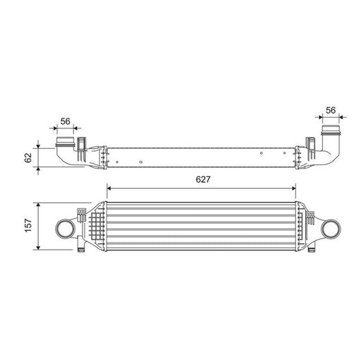 Valeo Intercooler (Charge Air Cooler) 818624