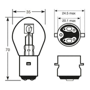 Ring Automotive R396 12V 45/40W Bosch Ba20D Headlamp Ring  - Dynamic Drive