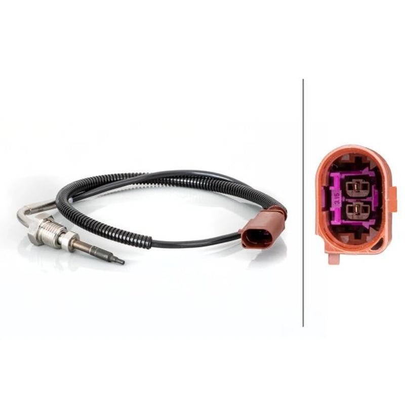 Hella Exhaust Gas Temperature Sensor before soot particulate fi fits VW Multivan
