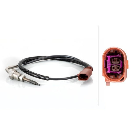 Hella Exhaust Gas Temperature Sensor before soot particulate fi fits VW Multivan