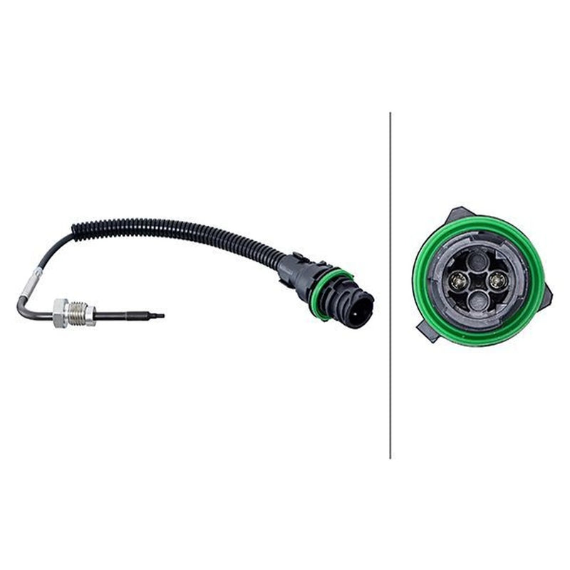 Hella Exhaust Gas Temperature Sensor fits Mercedes-Benz Atego 2 2004 on