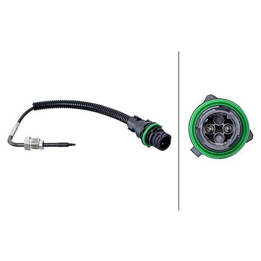 Hella Exhaust Gas Temperature Sensor fits Mercedes-Benz Atego 2 2004 on