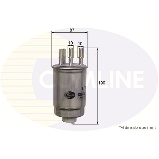 Comline Fuel Filter Element fits Land Rover Discovery III 2004-2009 2.7