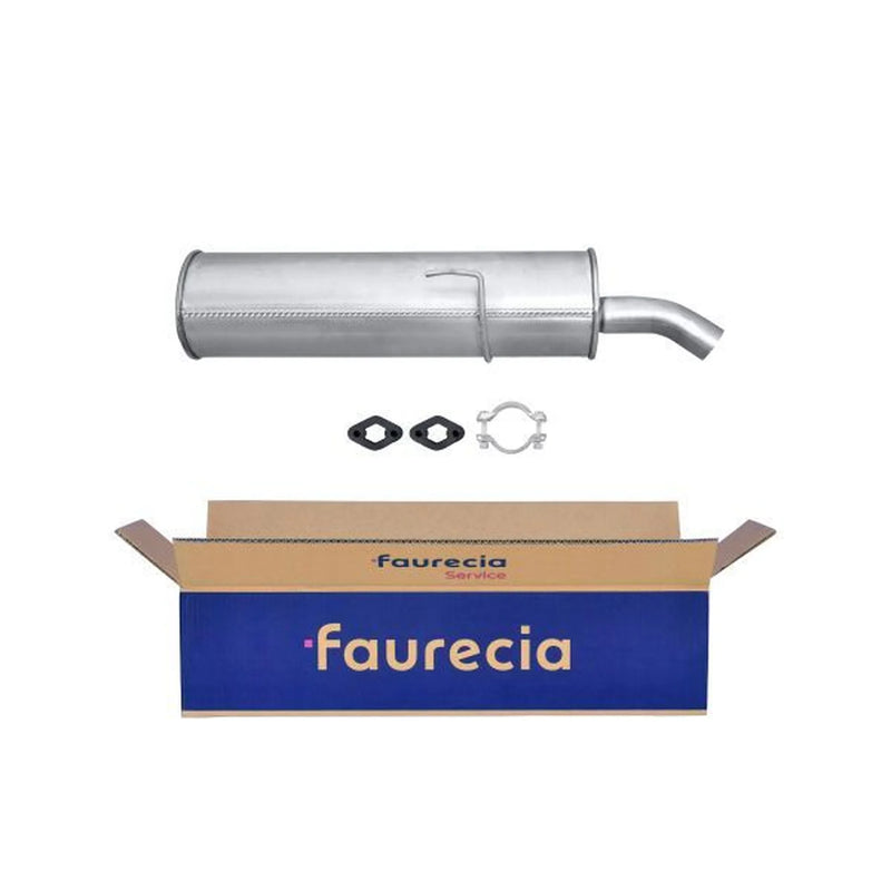 Hella End Silencer Rear fits Peugeot 205 1987-1998 1.3 1.6 1.8 1.9