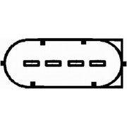 Hella MAF Sensor (Mass Air Flow) fits Mercedes-Benz A-Class 2004-2012
