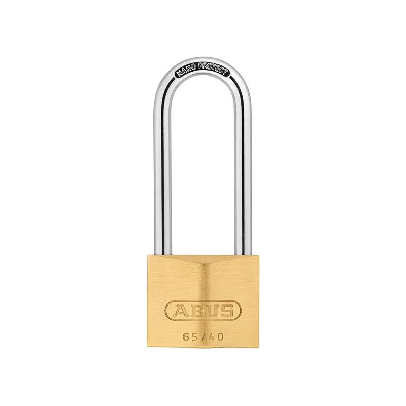Abus Mechanical 65/40mm Brass Padlock 63mm Long Shackle Keyed Alike 6405 ABUS Mechanical - Dynamic Drive