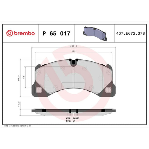 Brembo Front & Rear Brake Discs & Pads fits VW Touareg 2002-2010