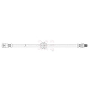 Apec Brake Hydraulic Hose Line Rear HOS4466