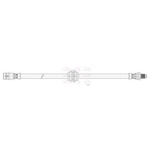 Apec Brake Hydraulic Hose Line Rear fits Mercedes-Benz Marco Polo Camper 2015 on