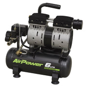 Sealey Low Noise Air Compressor 6L Direct Drive 0.7hp SAC0607S Sealey - Dynamic Drive
