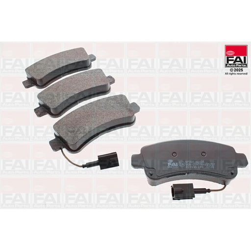 FAI Rear Brake Pad Set fits Citroën Relay III 2015-2019 2.0