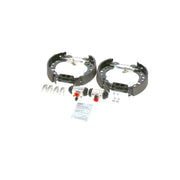 Bosch Brake Shoe Set Axle Kit fits Ford Fiesta VII 2017-2020 1.0 1.1 1.5