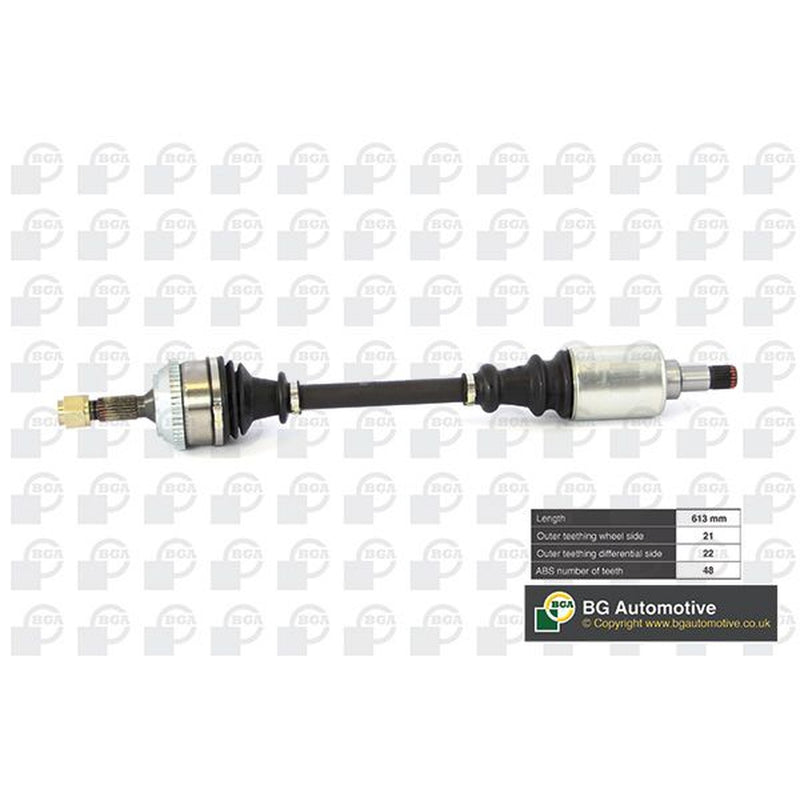 BGA CV Drive Shaft Driveshaft Front Left fits Citroën Ax 1991-1996 1.4
