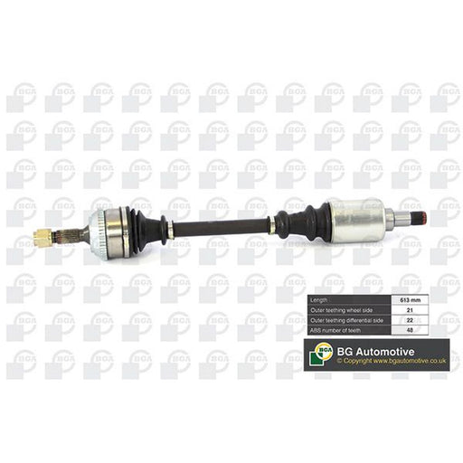 BGA CV Drive Shaft Driveshaft Front Left fits Citroën Ax 1991-1996 1.4