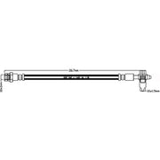 Juratek Brake Hydraulic Hose Line Rear Left JBH1183L