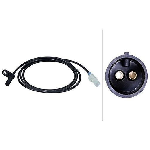 Hella ABS Wheel Speed Sensor Front fits VW California T4 Camper 1994-2003