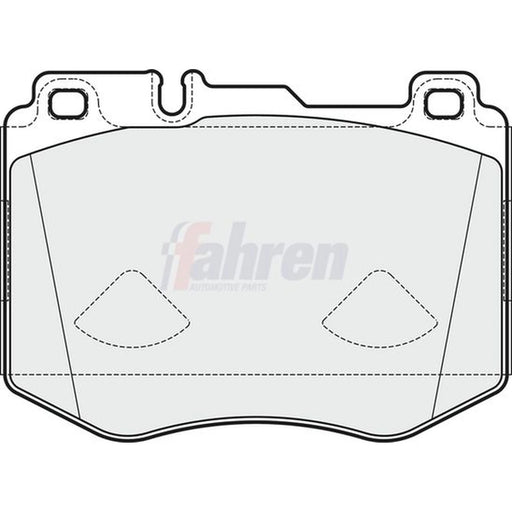 Fahren Front Brake Pad Set FBP3760