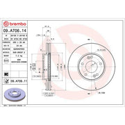 Brembo Front Brake Discs & Pads fits Kia Carens III 2006-2013 1.6 2.0