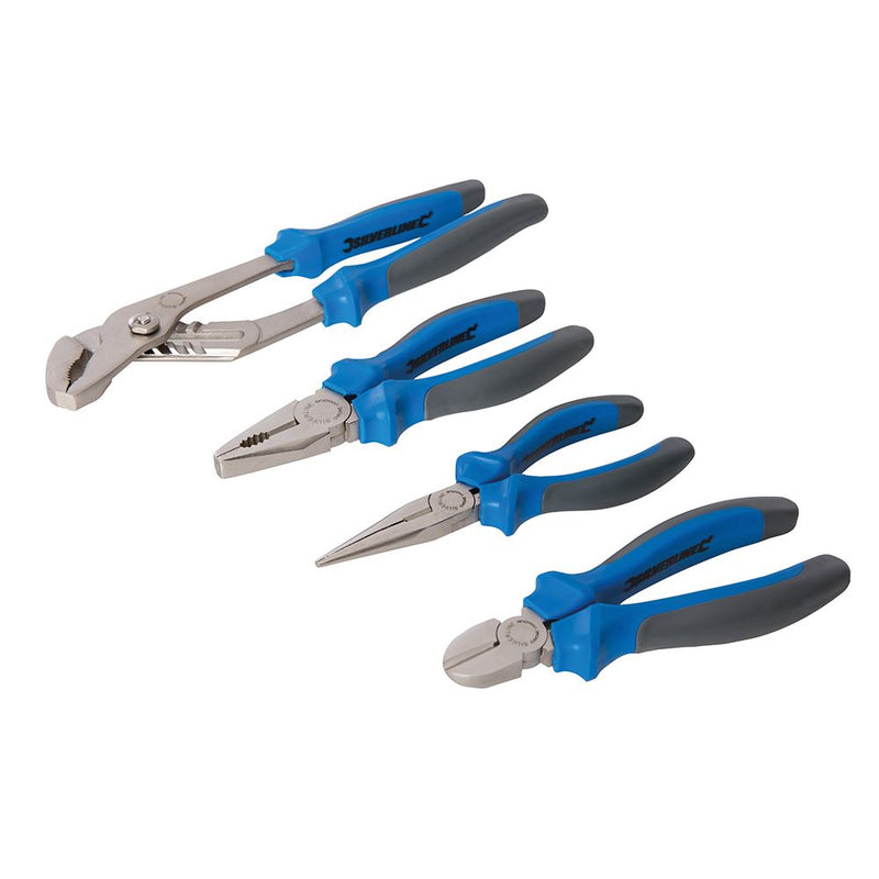 Silverline Expert Pliers Set 4pce 4pce Silverline - Dynamic Drive