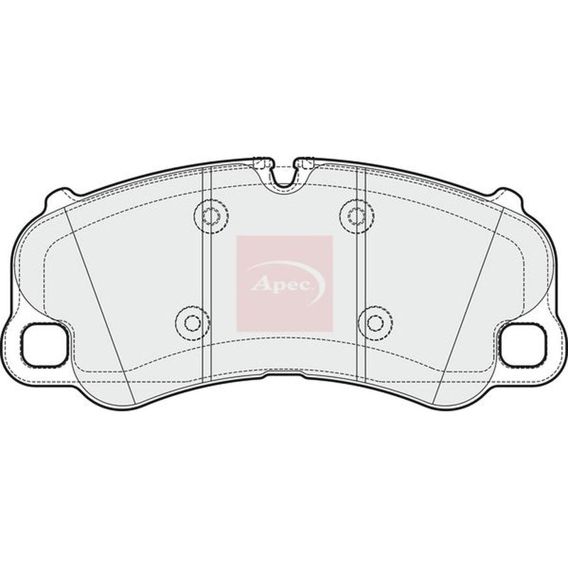 Apec Front Brake Pad Set fits Porsche 911 2013-2025 3.0 3.8