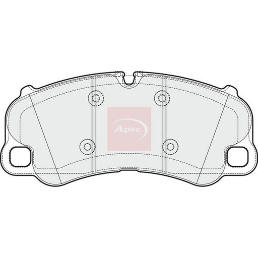 Apec Front Brake Pad Set fits Porsche 911 2013-2025 3.0 3.8