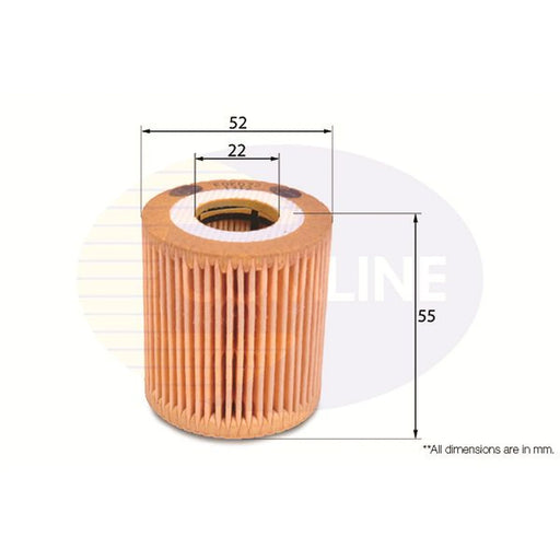 Comline Engine Oil Filter fits Smart Cabrio 2000-2004