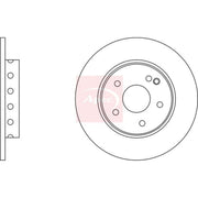 Apec 2 x Solid Brake Discs fits Mercedes-Benz C-Class 1993-2000 202.018 202.125