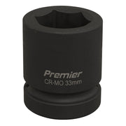Sealey Impact Socket 33mm 1"Sq Drive IS133 Sealey - Dynamic Drive