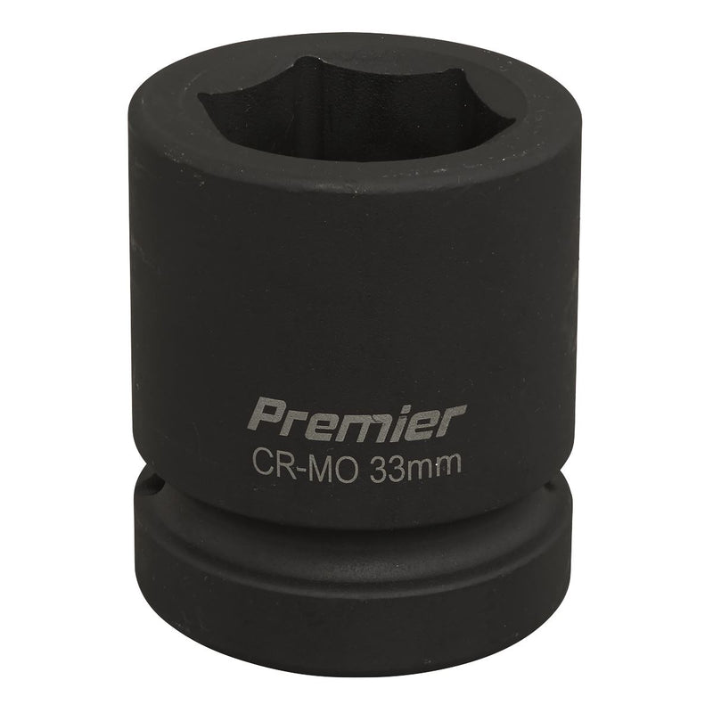 Sealey Impact Socket 33mm 1"Sq Drive IS133 Sealey - Dynamic Drive