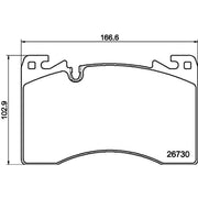 Mintex Front Brake Pad Set fits Land Rover Range Rover Sport III 2022-2023 3.0
