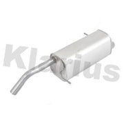 Klarius Box With Tail Pipe Rear fits Ford Fiesta VI 2008-2017 1.4 1.5 1.6