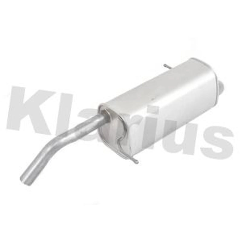 Klarius Box With Tail Pipe Rear fits Ford Fiesta VI 2008-2017 1.4 1.5 1.6