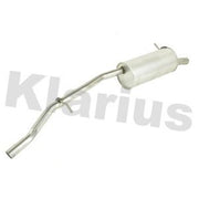 Klarius Box With Tail Pipe Rear fits Opel Vivaro B 2014-2016 1.6